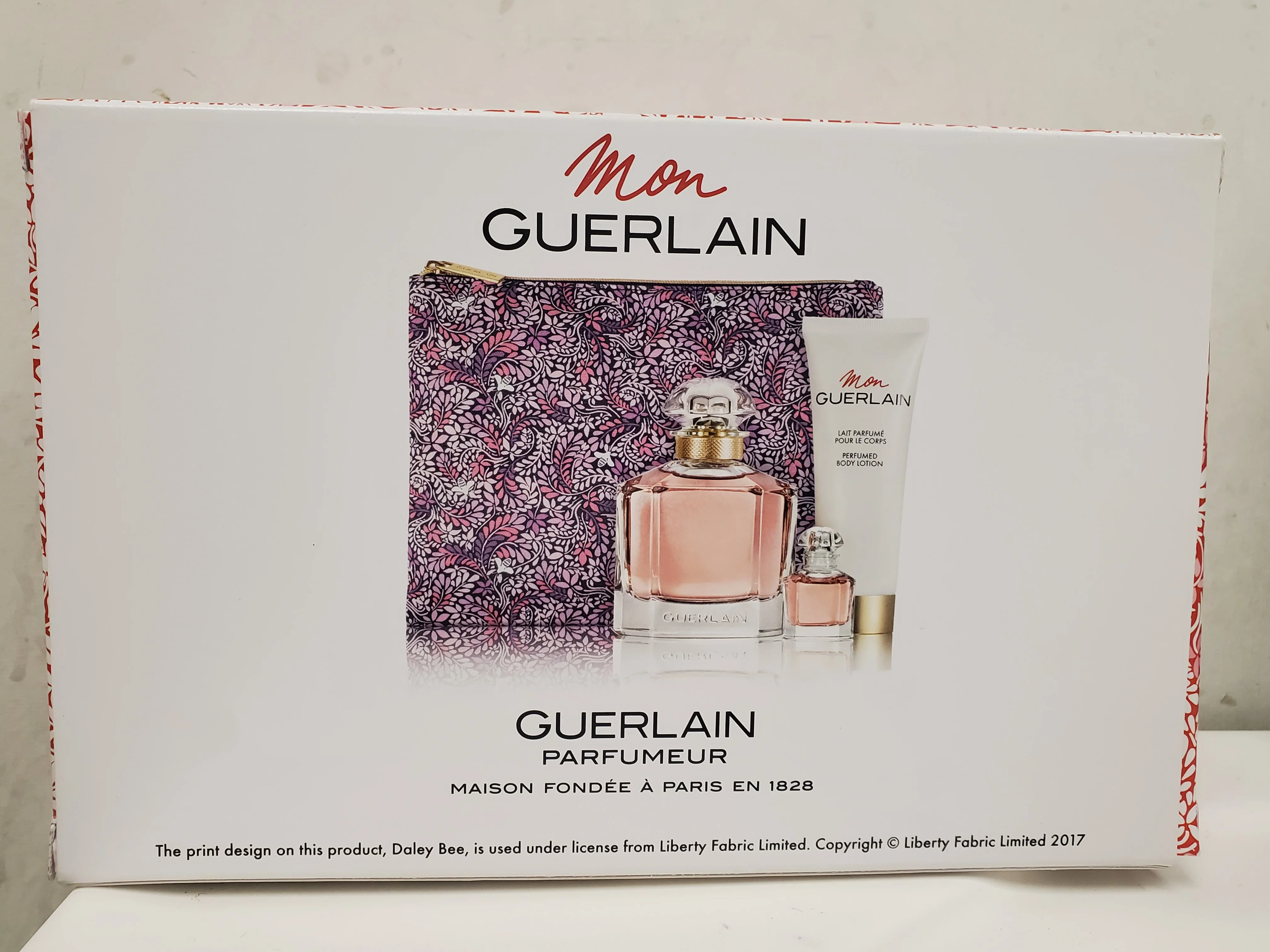 Mon Guerlain for Women 3.3oz EDP & .16oz & 2.5oz BL & Liberty Bag - Image 2