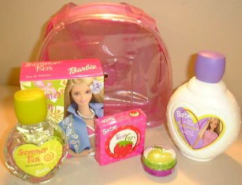 Barbie Summer Fun for Girls by Mattel 4 Pcs + Bag