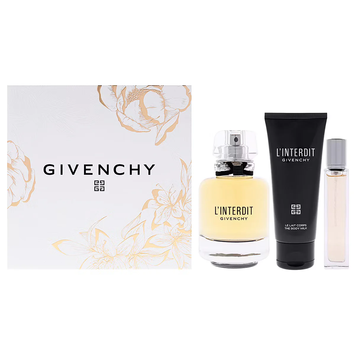 Givenchy L'Interdit EDP 2.7oz & 2.5oz BM & .42oz Mini