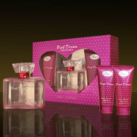 Pink Dream Gift Set for Women 3.3/ 3.3/ 3.3 Oz
